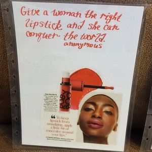 Hand made cover for your Classic size Disc Bound Planner lipstick quotes